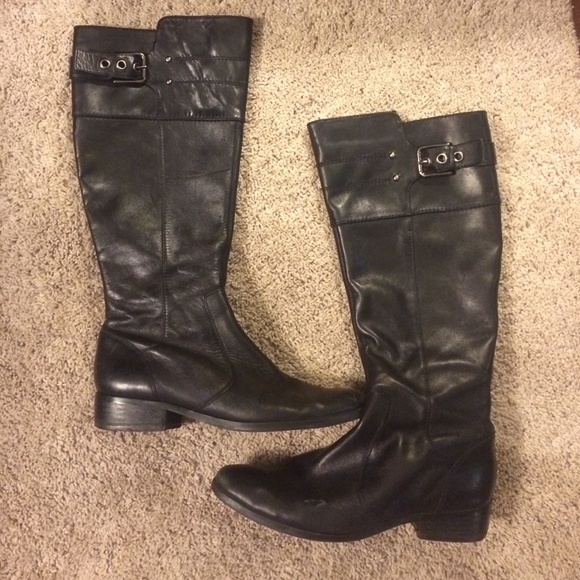 Marc fisher leather riding boots