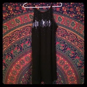 Black cocktail dress