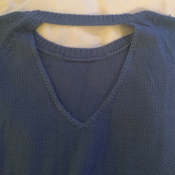 Super cute blue Zara knit sweater - Picture 2 of 3