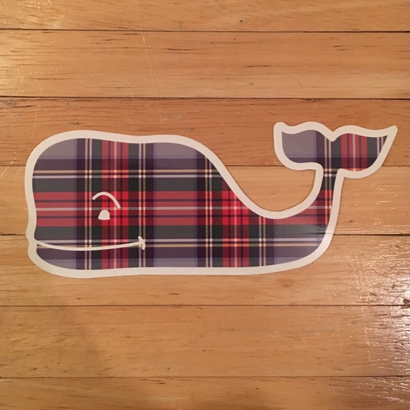 Vineyard Vines Sticker (plaid print)