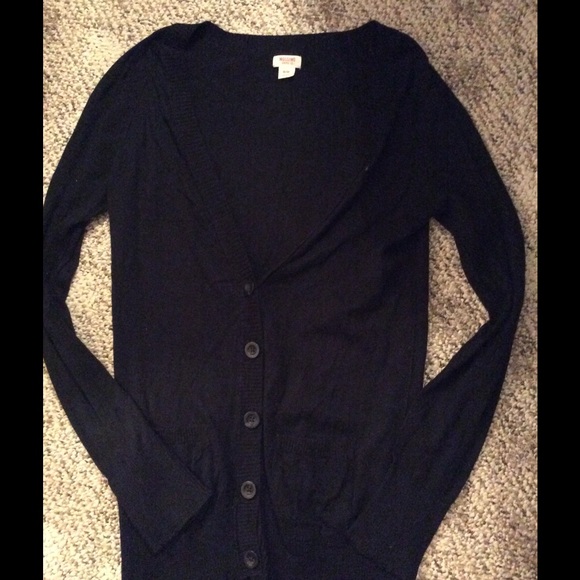 Black cardigan