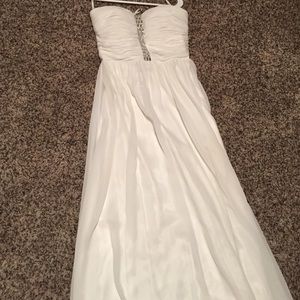 White Calvin Klein dress