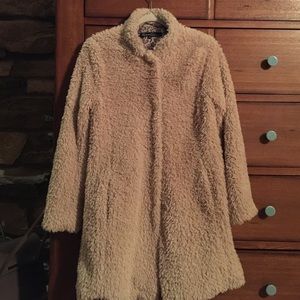 Kenneth Cole 
Women's Fuzzy Faux-Fur Coat