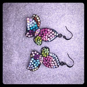 Sparkle Butterflies earrings