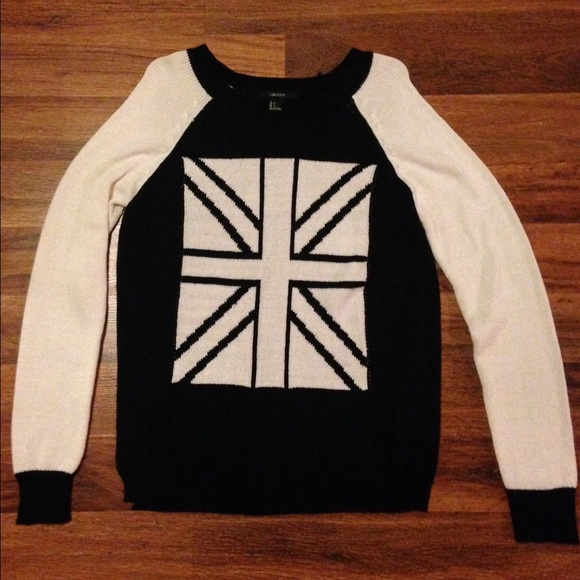 Forever 21 Union Jack Sweater