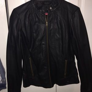 Faux Leather Jacket