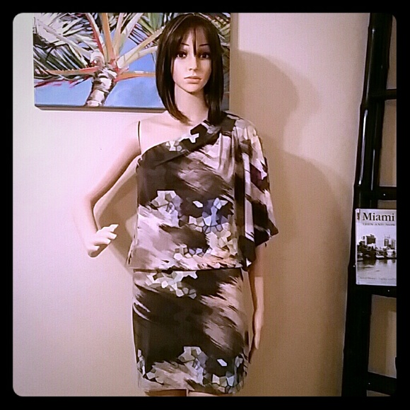 Half shoulder dress