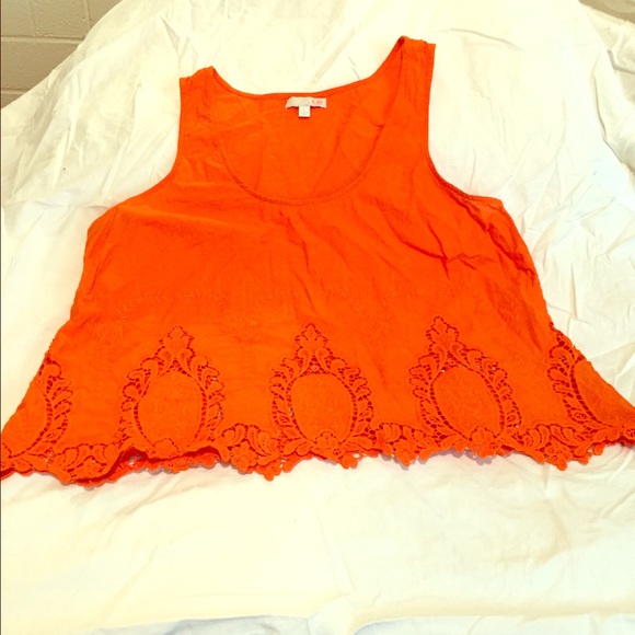 Orange Crop Top