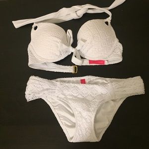 NWOT Victoria's Secret Eyelet Push-up Swimsuit