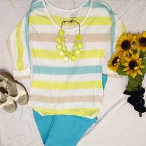 BUNDLE: Old Navy Top and Turquoise Jeans