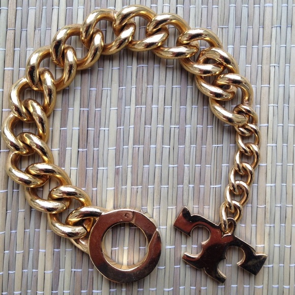 Tory Burch Gold Toggle Bracelet