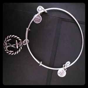 Nautical charm bangle