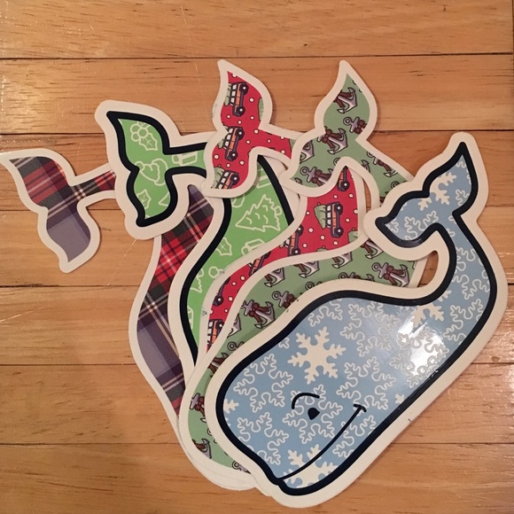 Vineyard Vines Stickers (5 holiday variety)