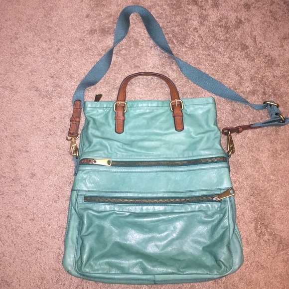 Fossil fold over crossbody