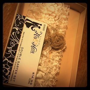 Lace Garter for wedding day!