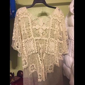 Free people web lace tunic