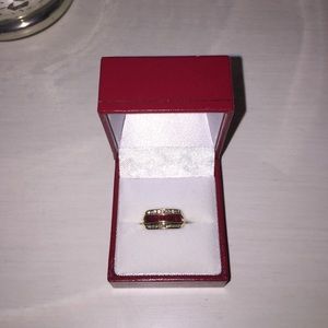 Authentic Ruby/Diamond Vintage Ring