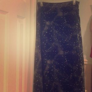 Modcloth Galaxy Maxi Skirt Bea & Dot size L