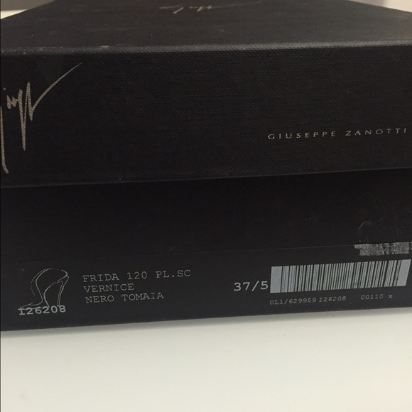 Red patent leather giuseppi zanotti heels - Picture 4 of 4