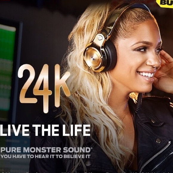 Monster 24k headphones - Picture 4 of 4