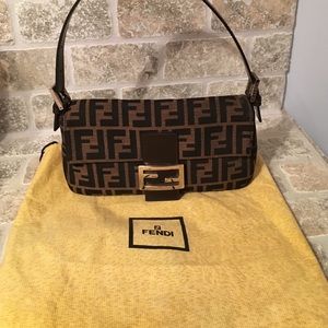 Authentic Fendi zucca bag