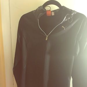 Black PUMA running pullover shirt
