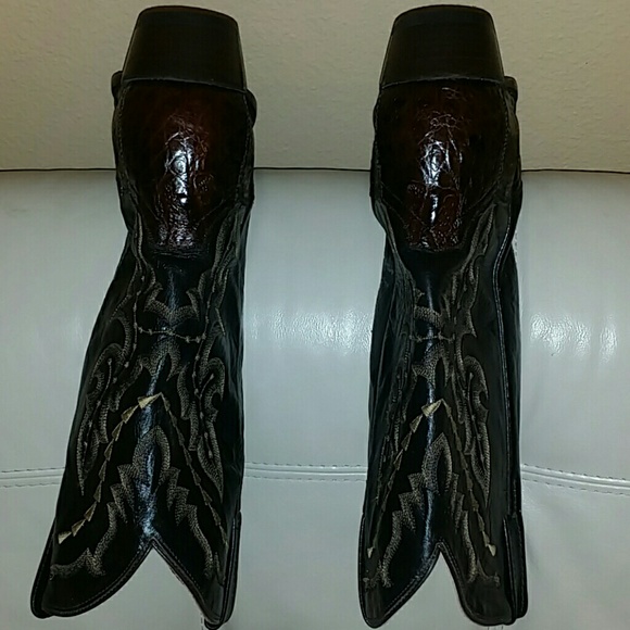 Sold Dan Post Chocolate Caiman DP2386 - Picture 3 of 3