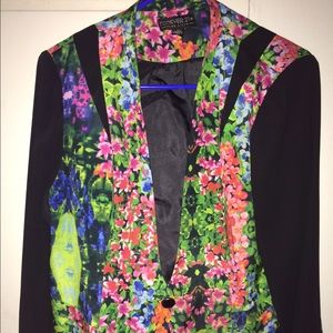 Floral blazer