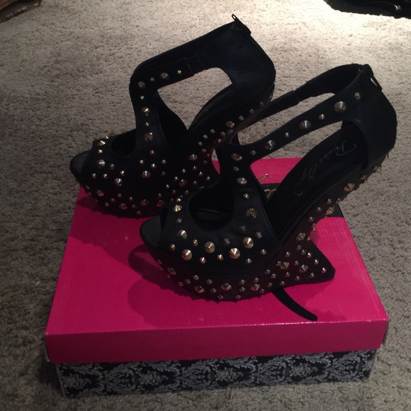 Fun studded heels!