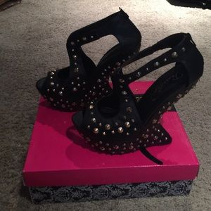 Fun studded heels!