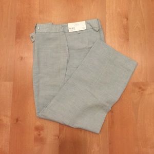 Linen cropped pants