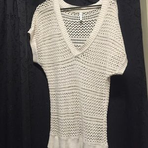 Knit shirt looks adorable with accessories