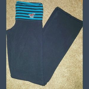 Navy & Aqua Yoga Pants