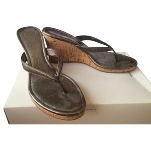 🎀SOLD🎀 COACH slip on sandal