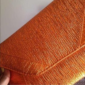 Orange Metallic Clutch
