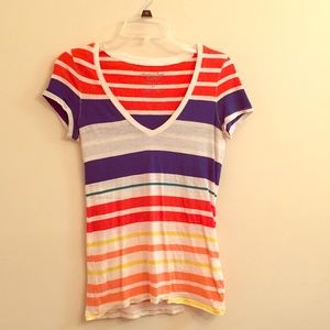 American Eagle Striped Tee