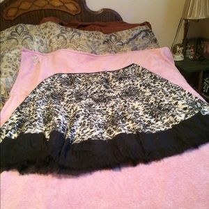 Fun Black and white skirt.