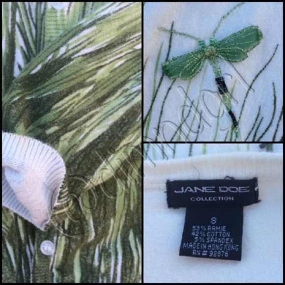 💢SOLD💢HP✨JANE DOE DRAGONFLY SWEATER - Picture 3 of 3