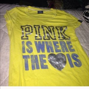 Pink shirt and pink dogs