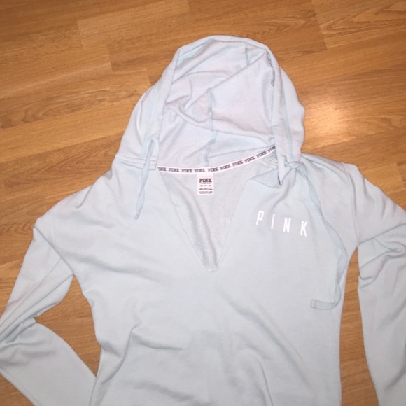 PINK light blue sweater