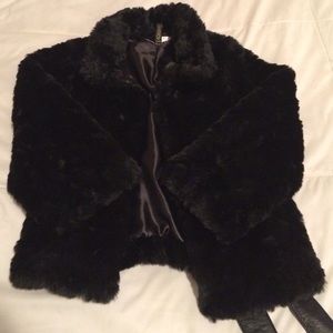 H&M Faux Fur 3/4 Coat