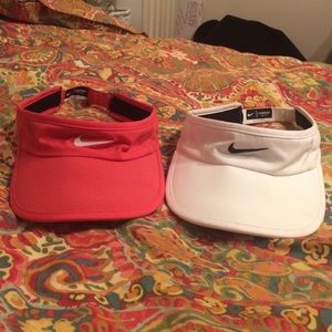 Two Nike Visor's
