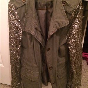 Army green jacket