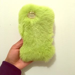 Furrrr Lime iPhone 5s Case