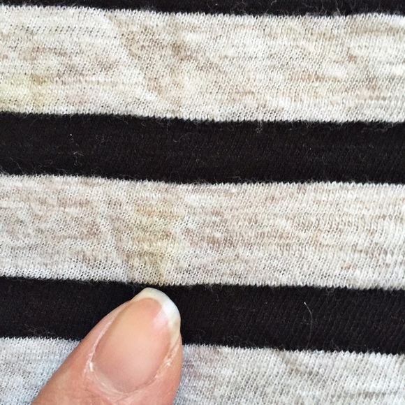 💕Striped lacy hi-lo top | LARGE - Picture 3 of 3