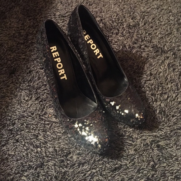 Report sparkle heel
