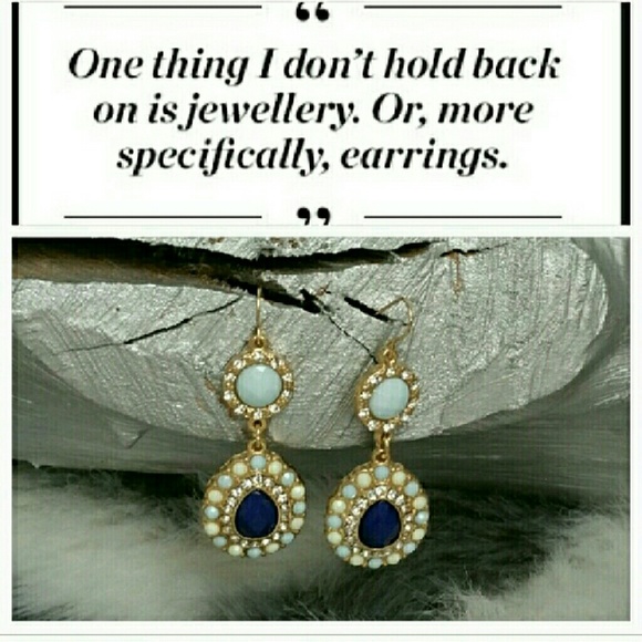 'OCEAN BLUES' EARRINGS - Picture 2 of 4