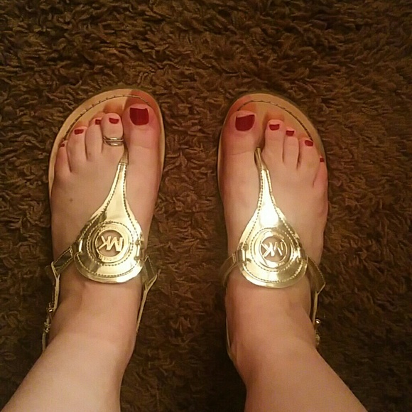 MICHAEL Michael Kors Metallic  Sandals