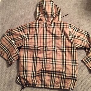 burberry pullover jacket