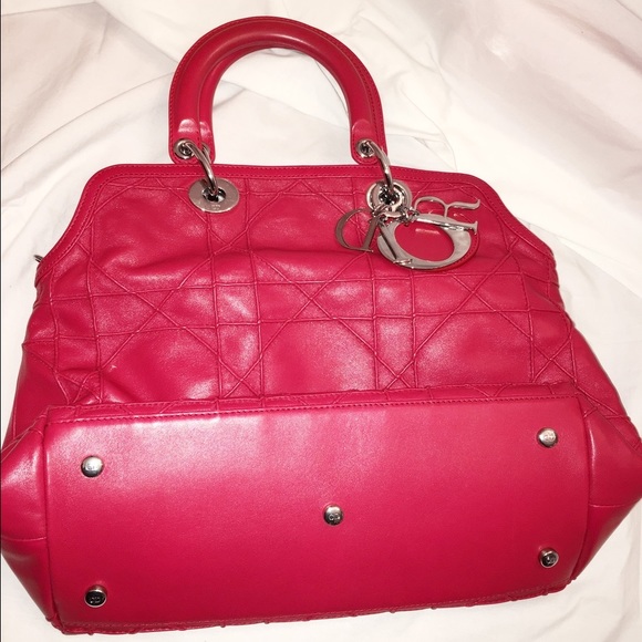 Christian Dior Rouge cannage leatherGranville tote - Picture 3 of 4